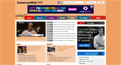 Desktop Screenshot of camerounweb.com